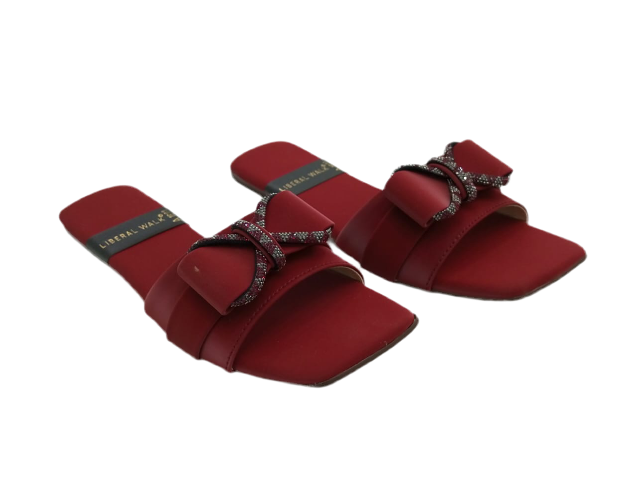 Women slippers red