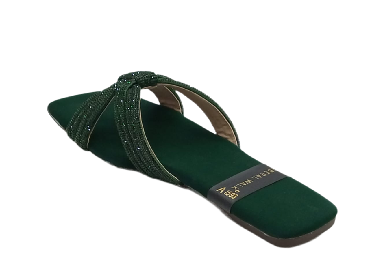 Knotted Velvet Slippers A-1593