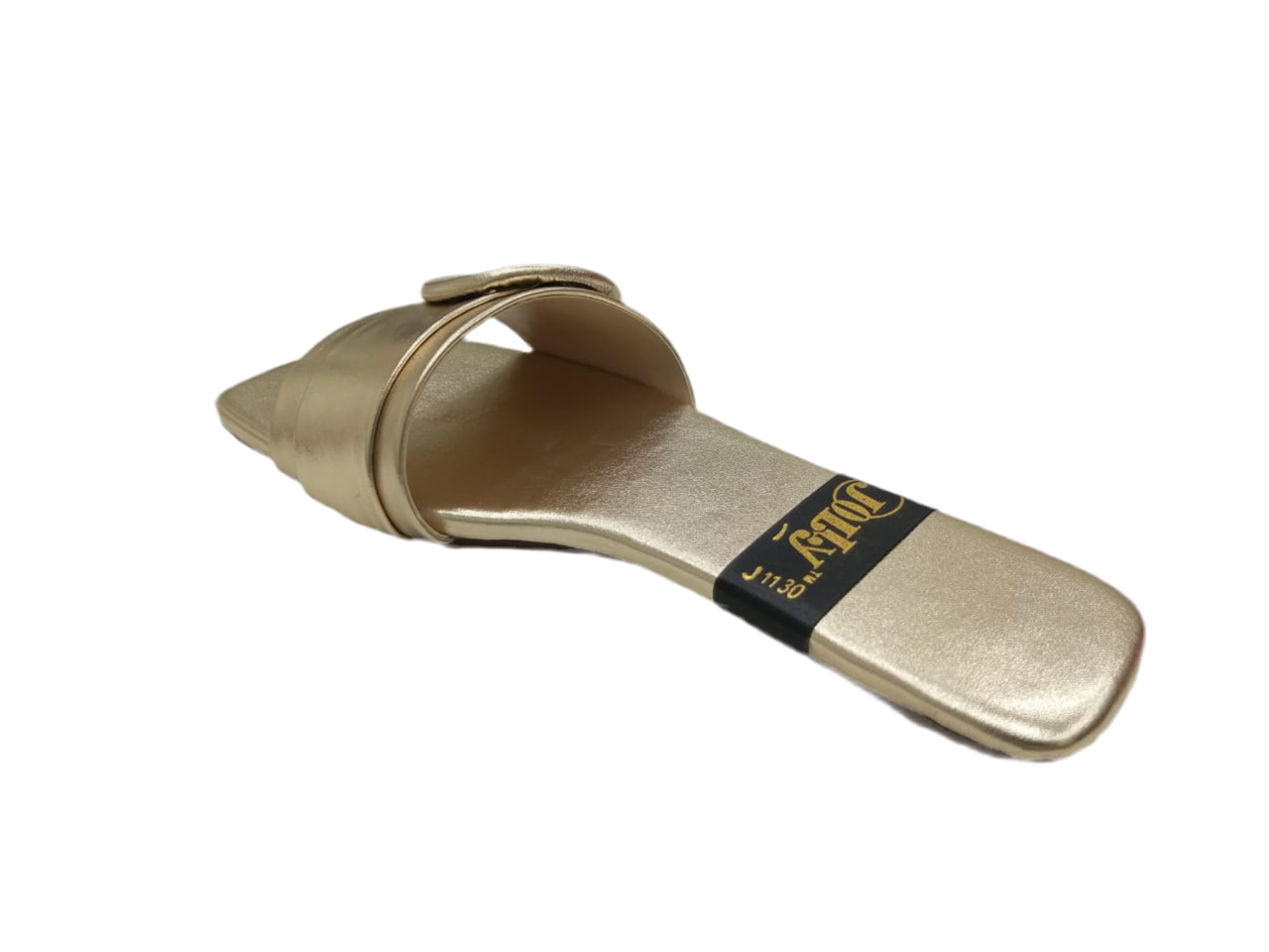 Round Buckle Slippers A-1076