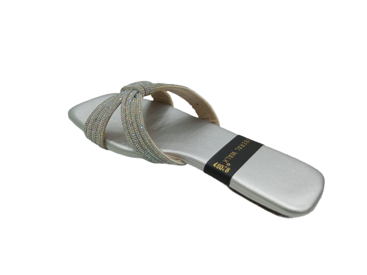 Knotted Velvet Slippers A-1593