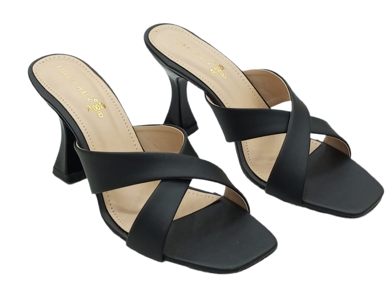 Dual Strap Heels A-0029