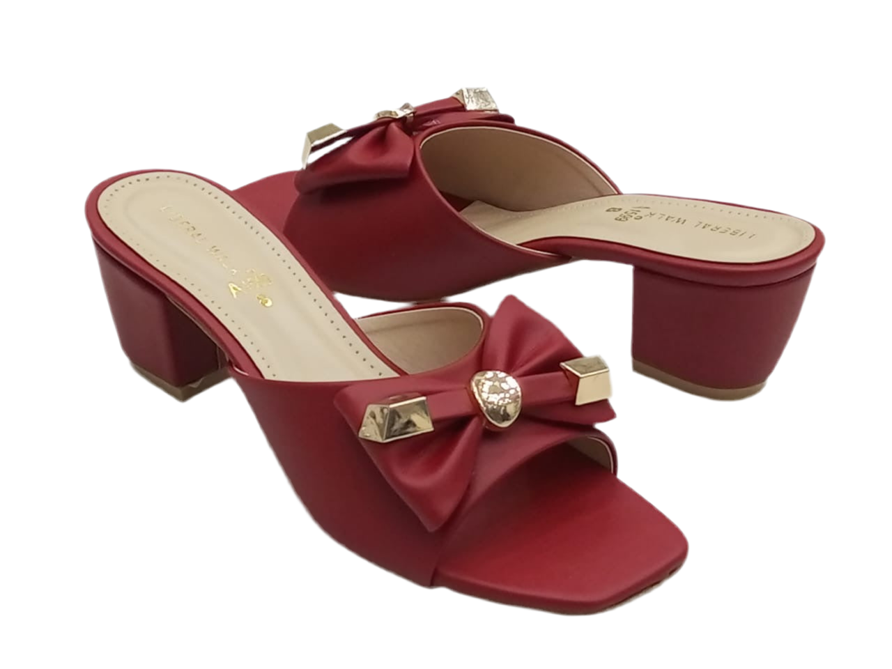 Bow Block Heels A-1599