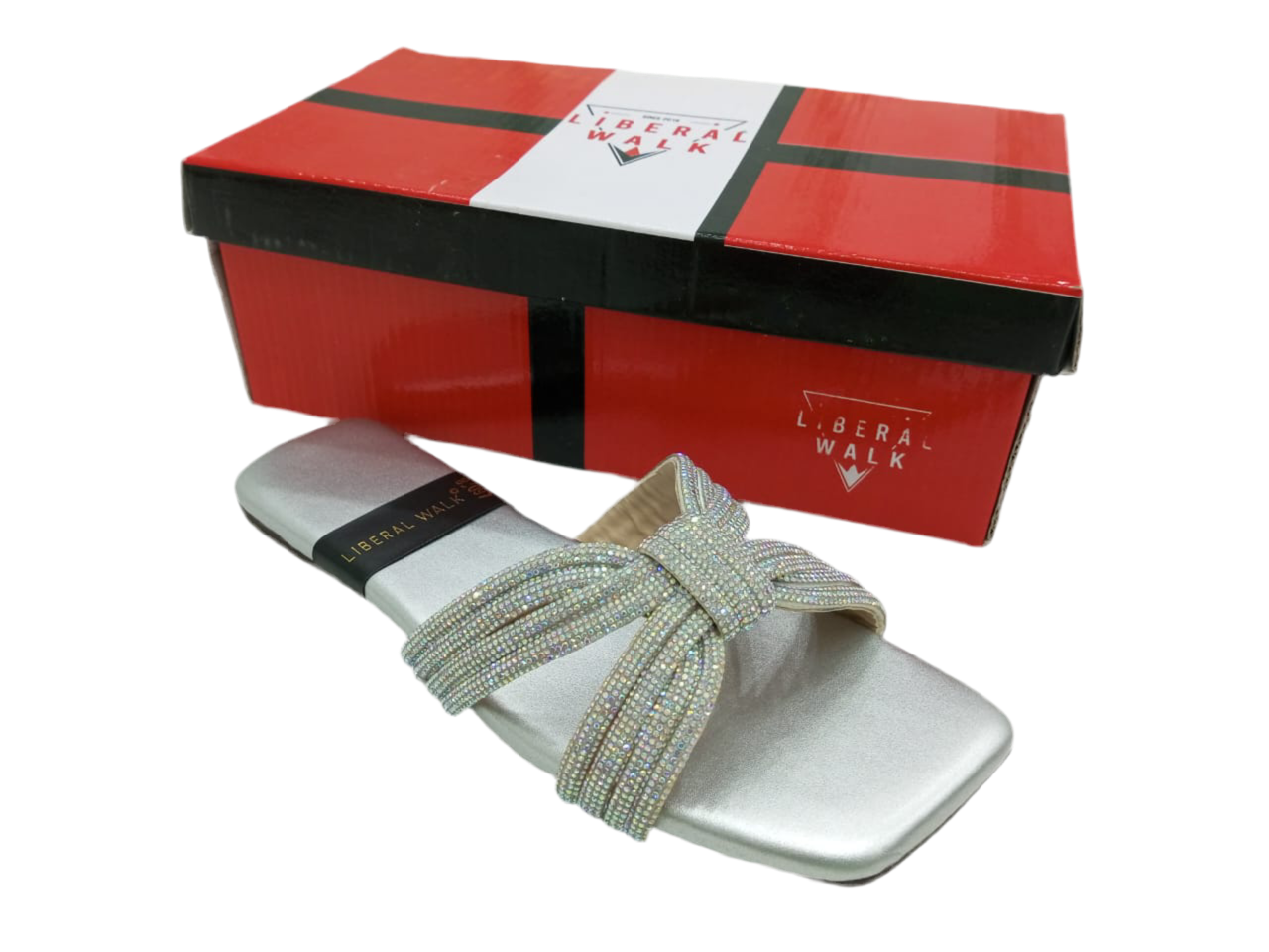 Knotted Velvet Slippers A-1593