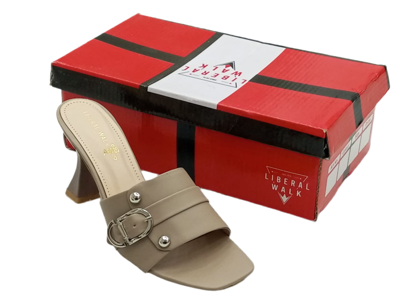 Buckled Block Heels A-0026