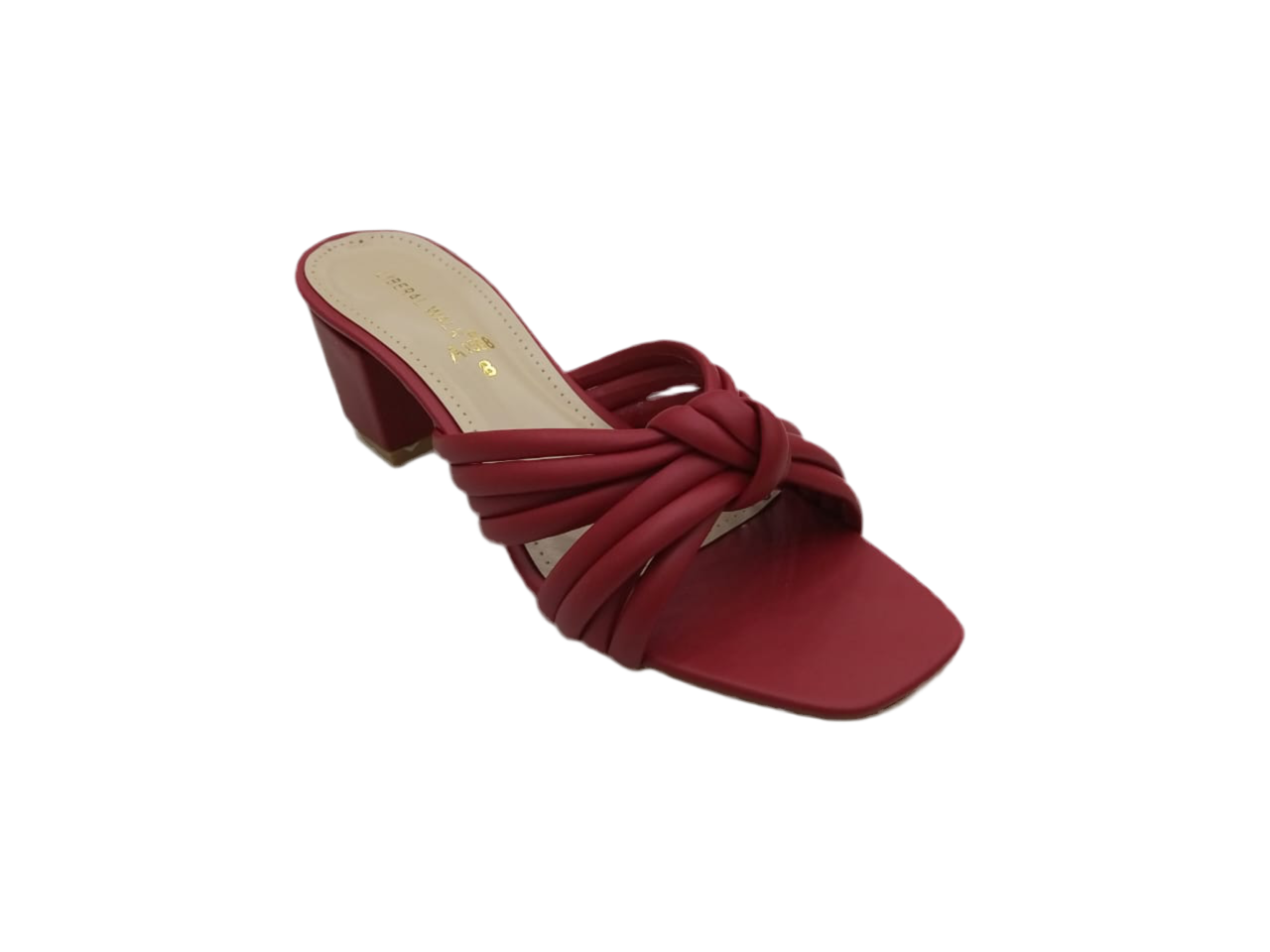 Knotted Block Heels A-1598