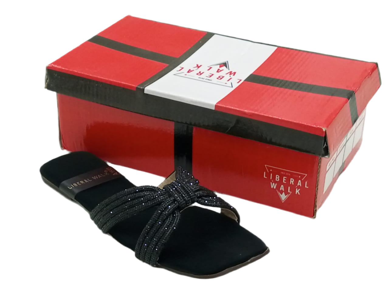 Knotted Velvet Slippers A-1593
