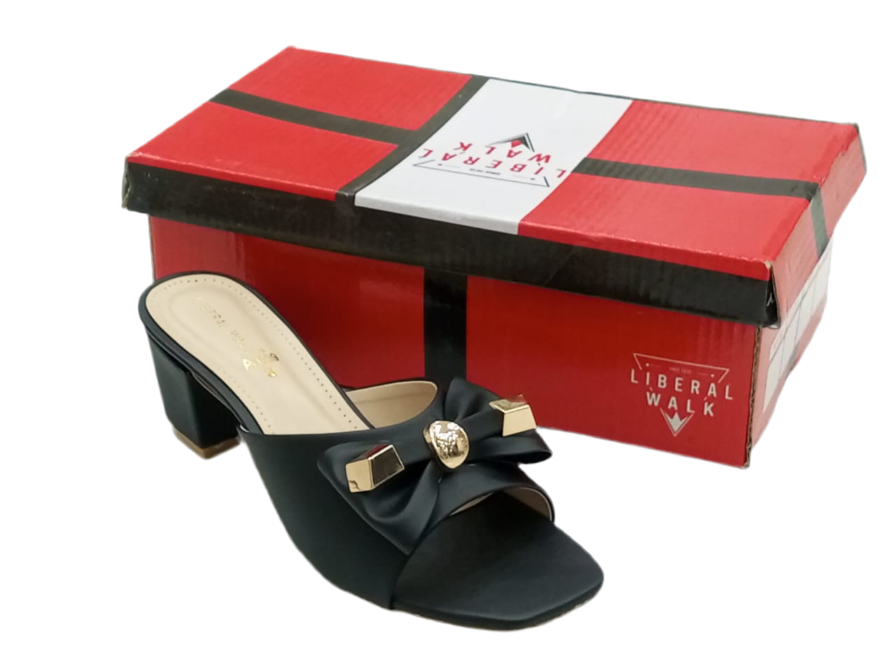 Bow Block Heels A-1599