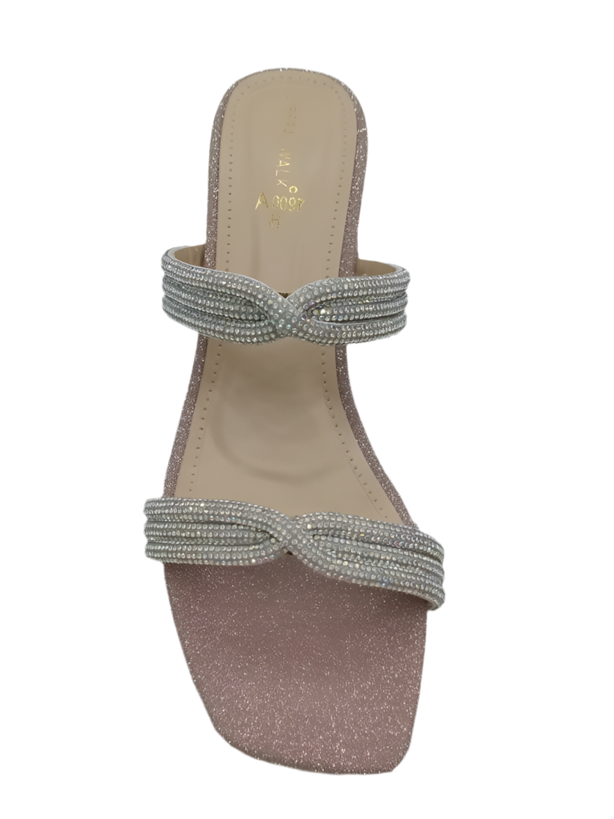 Glitter Bow Heels A-0097