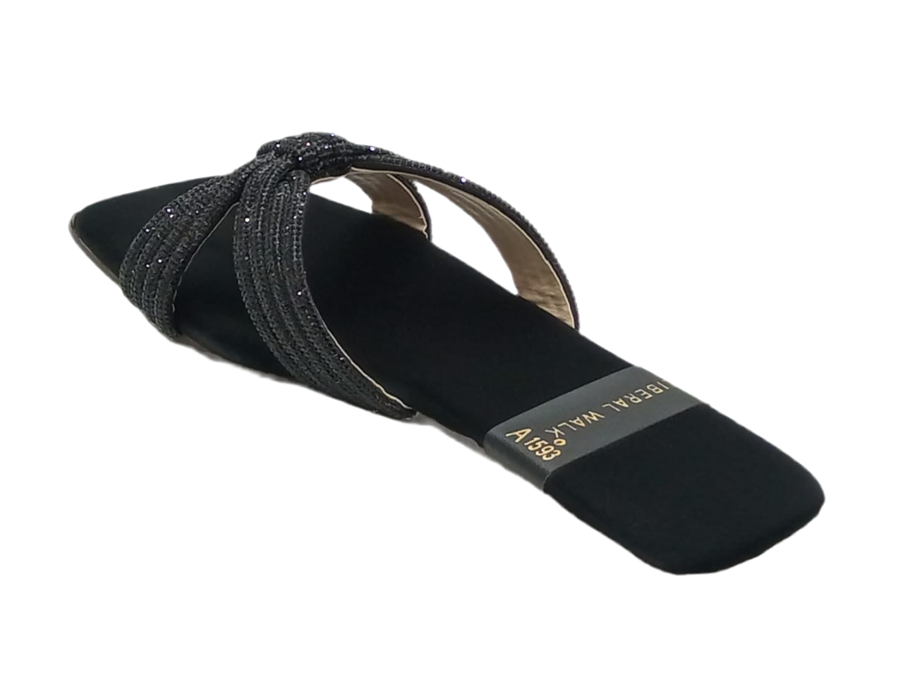 Knotted Velvet Slippers A-1593