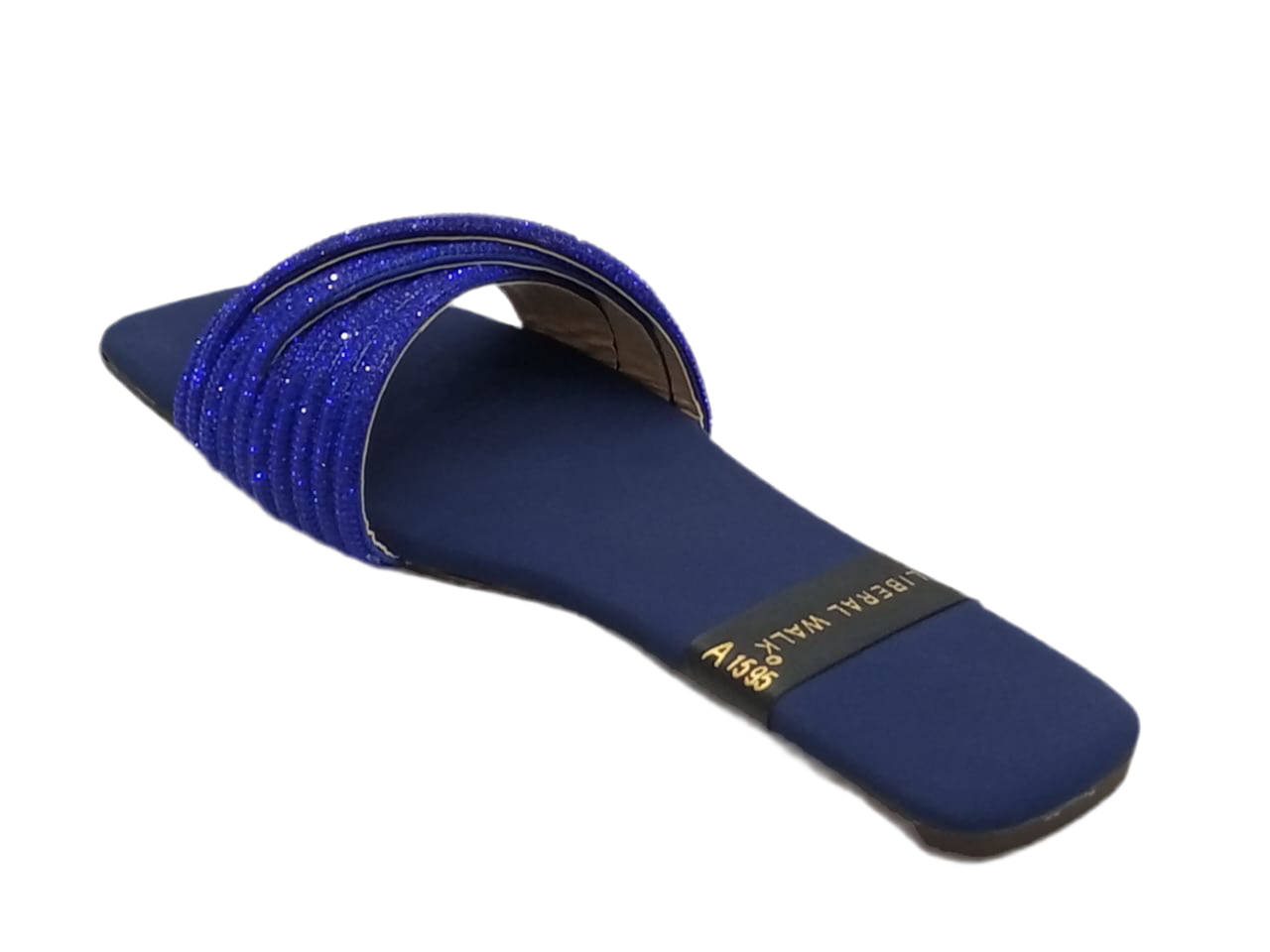 Velvet Strap Slippers A-1595