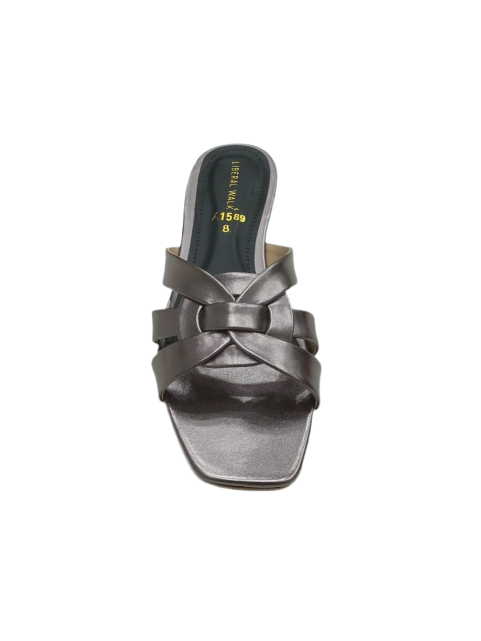 Metallic Braided Flats A-1584