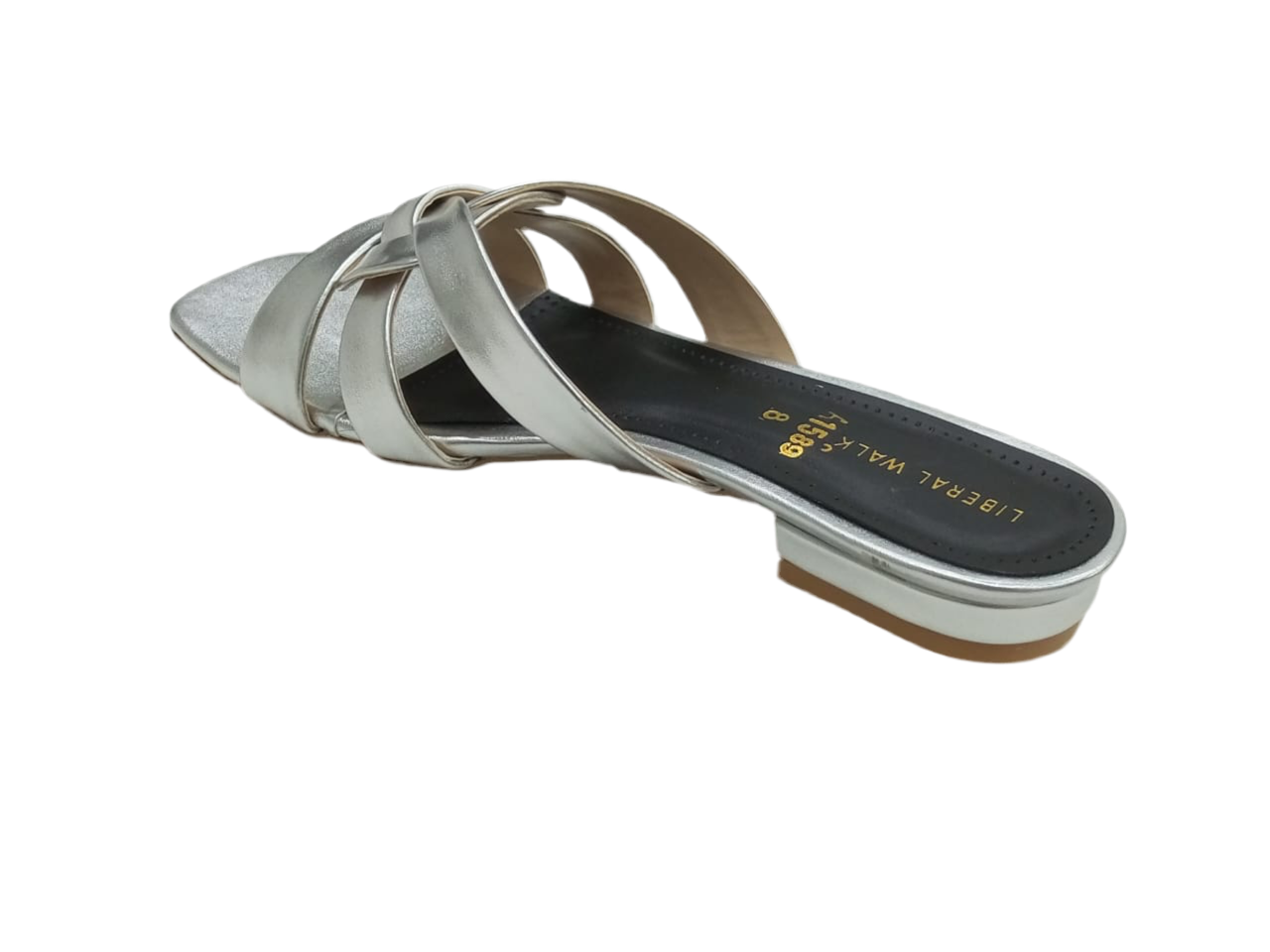 Metallic Braided Flats A-1584