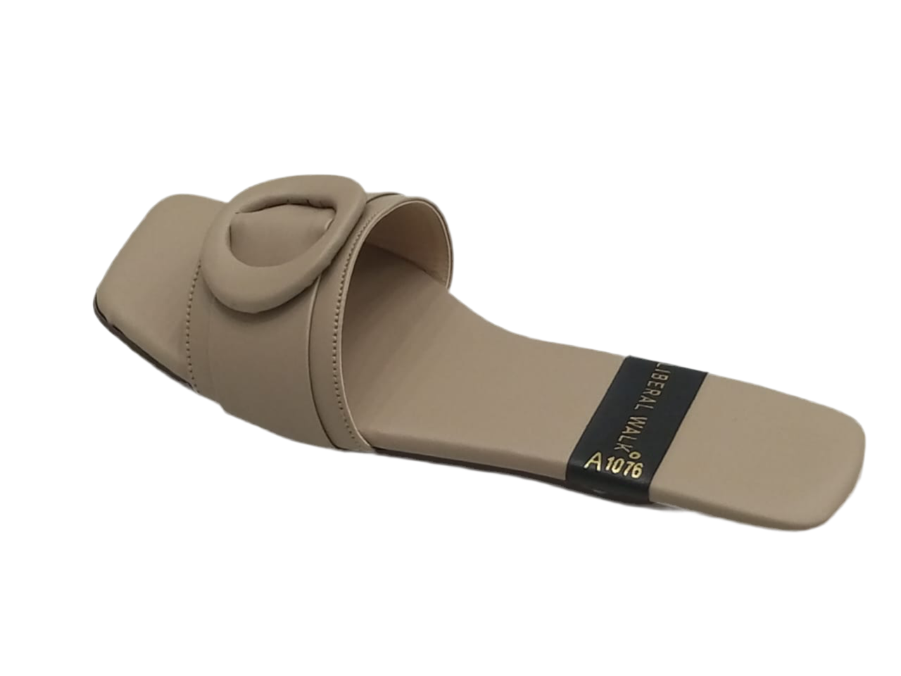 Round Buckle Slippers A-1076