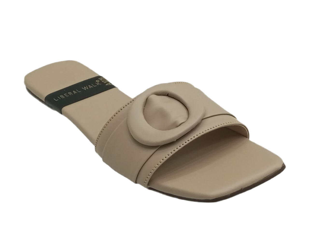 Round Buckle Slippers A-1076