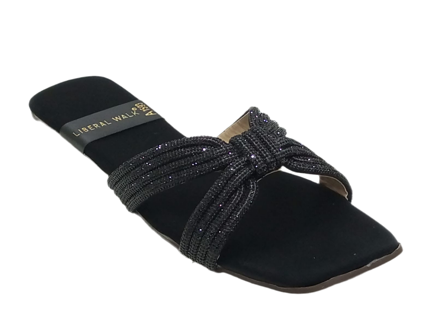 Knotted Velvet Slippers A-1593