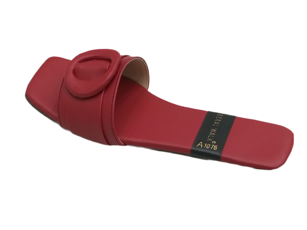 Round Buckle Slippers A-1076
