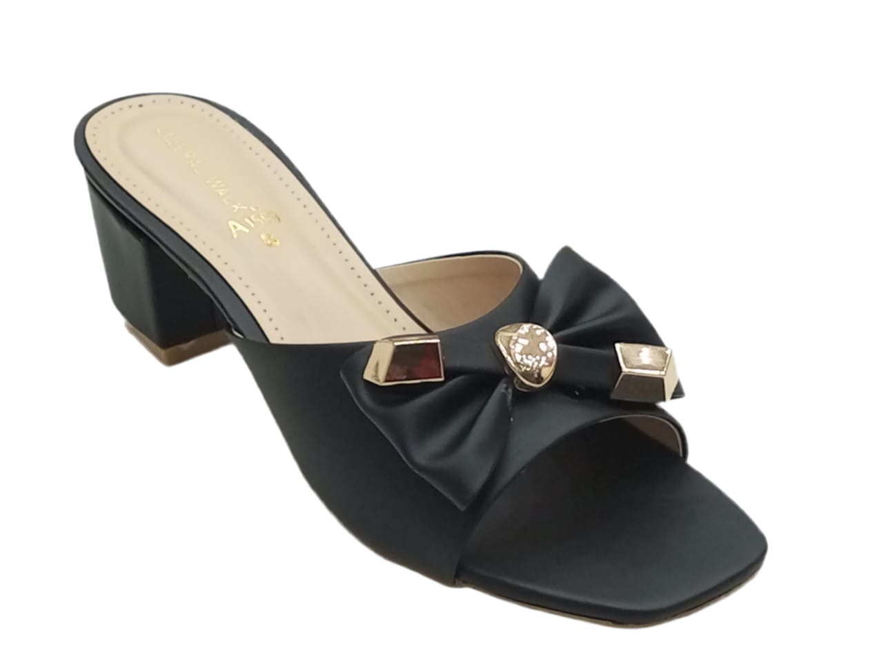 Bow Block Heels A-1599