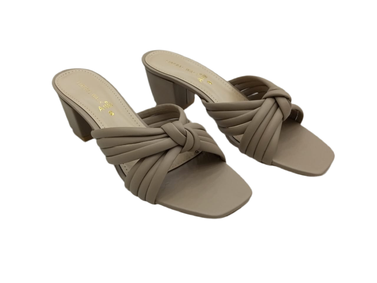 Knotted Block Heels A-1598
