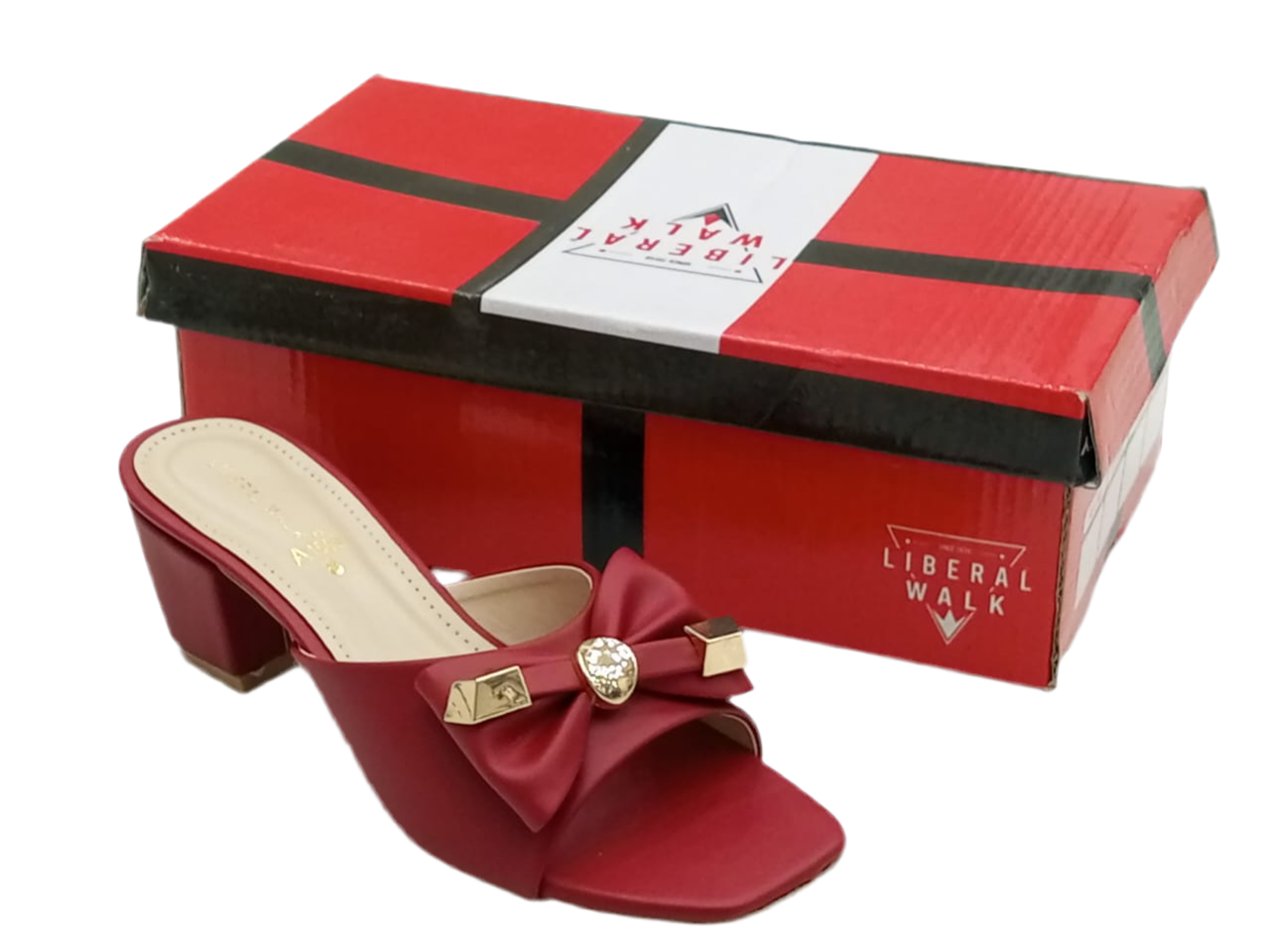 Bow Block Heels A-1599