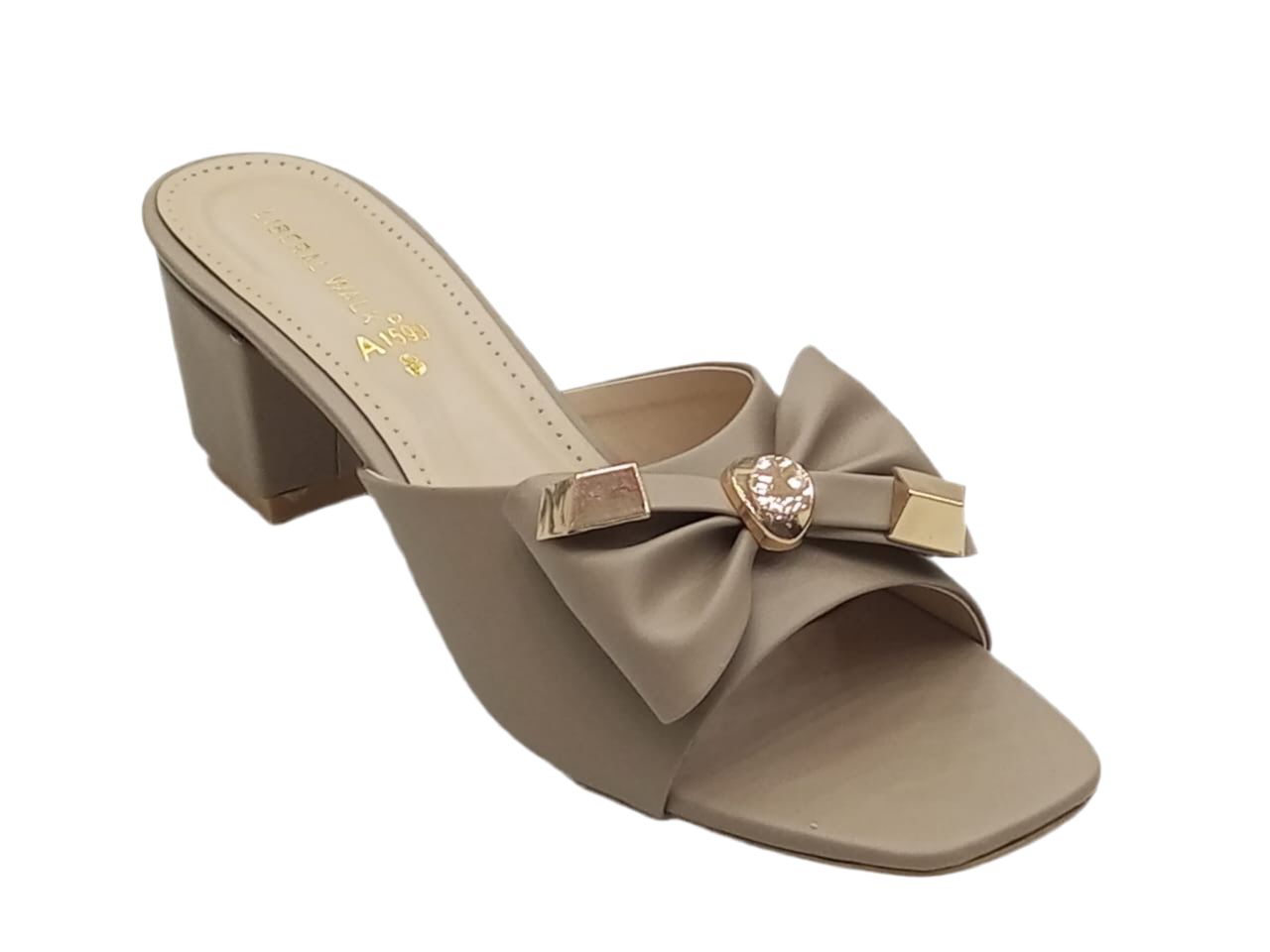 Bow Block Heels A-1599
