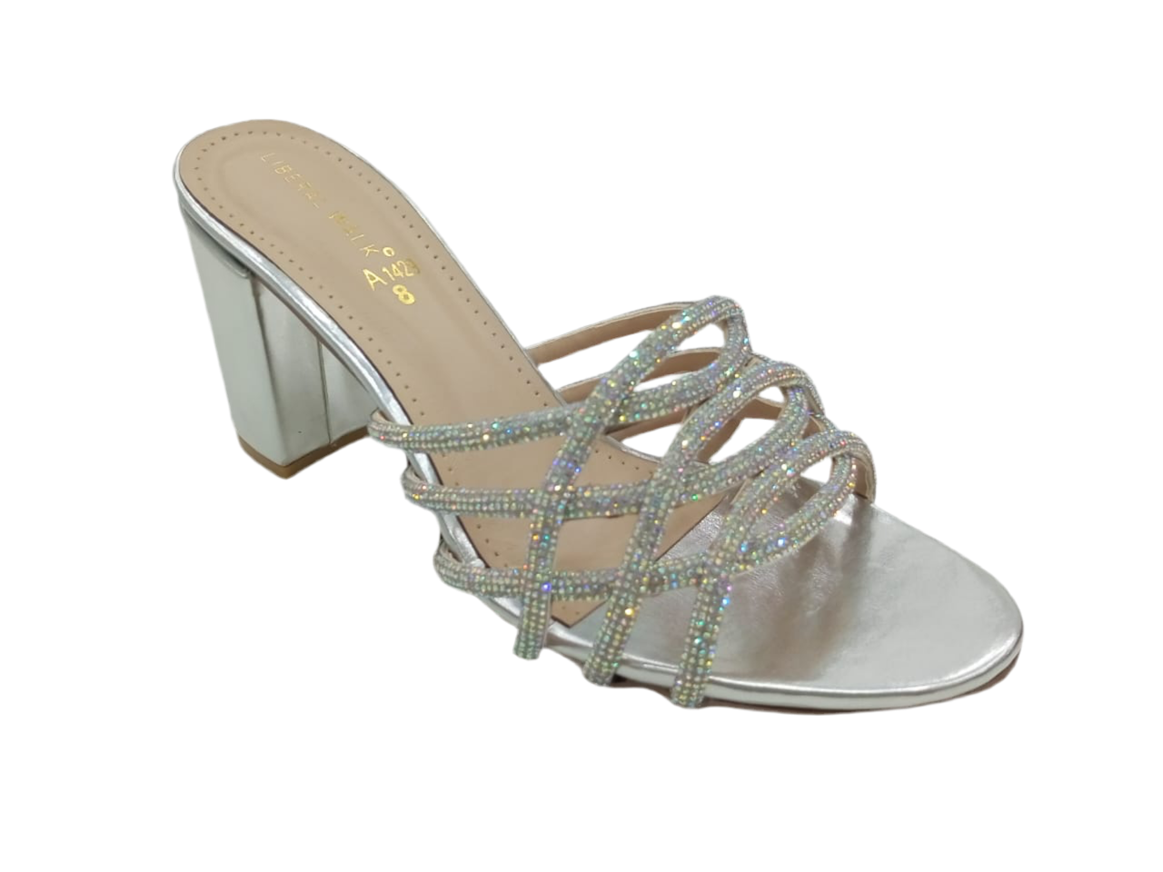 Strappy Block Heels A-1429