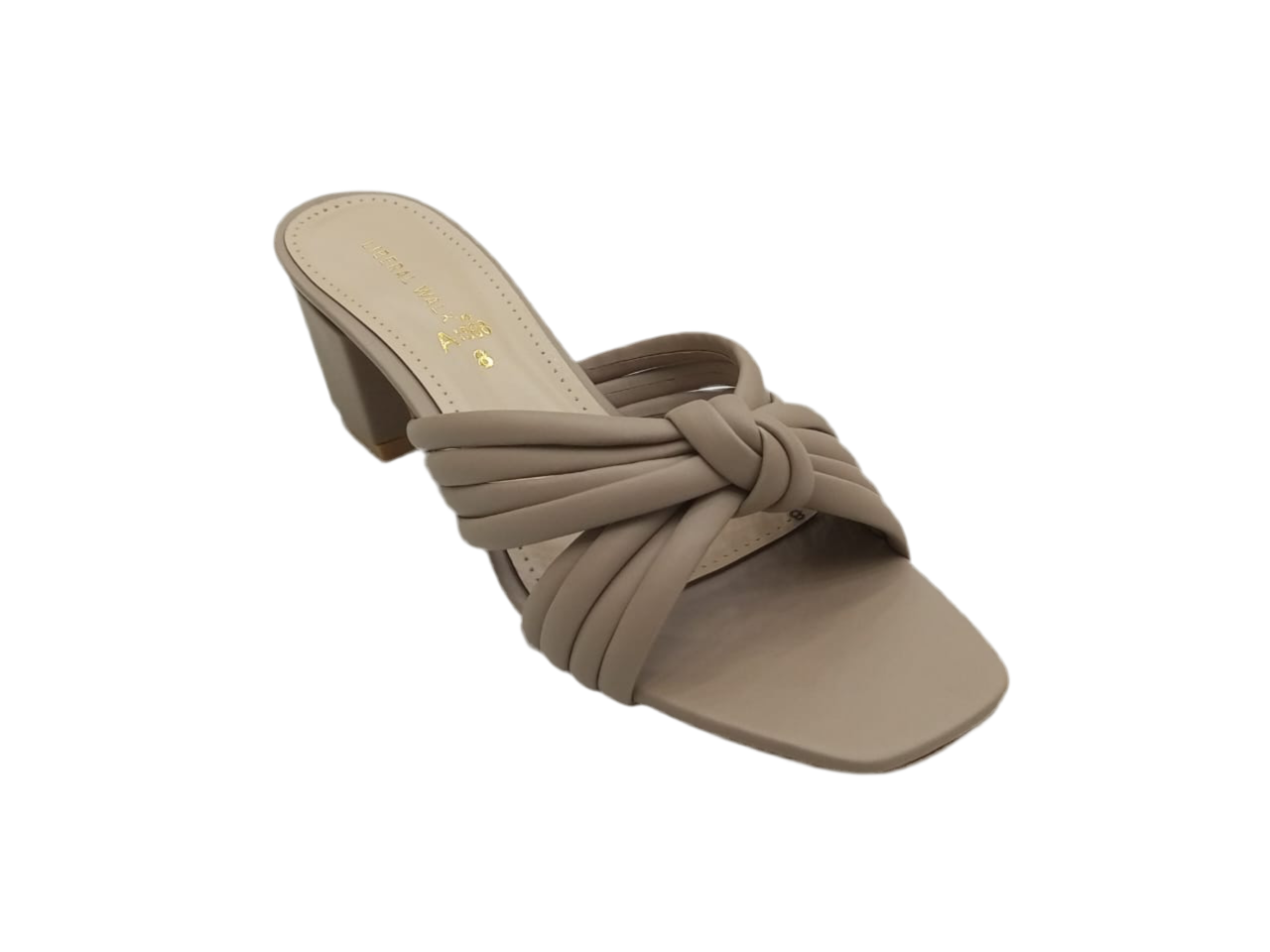 Knotted Block Heels A-1598