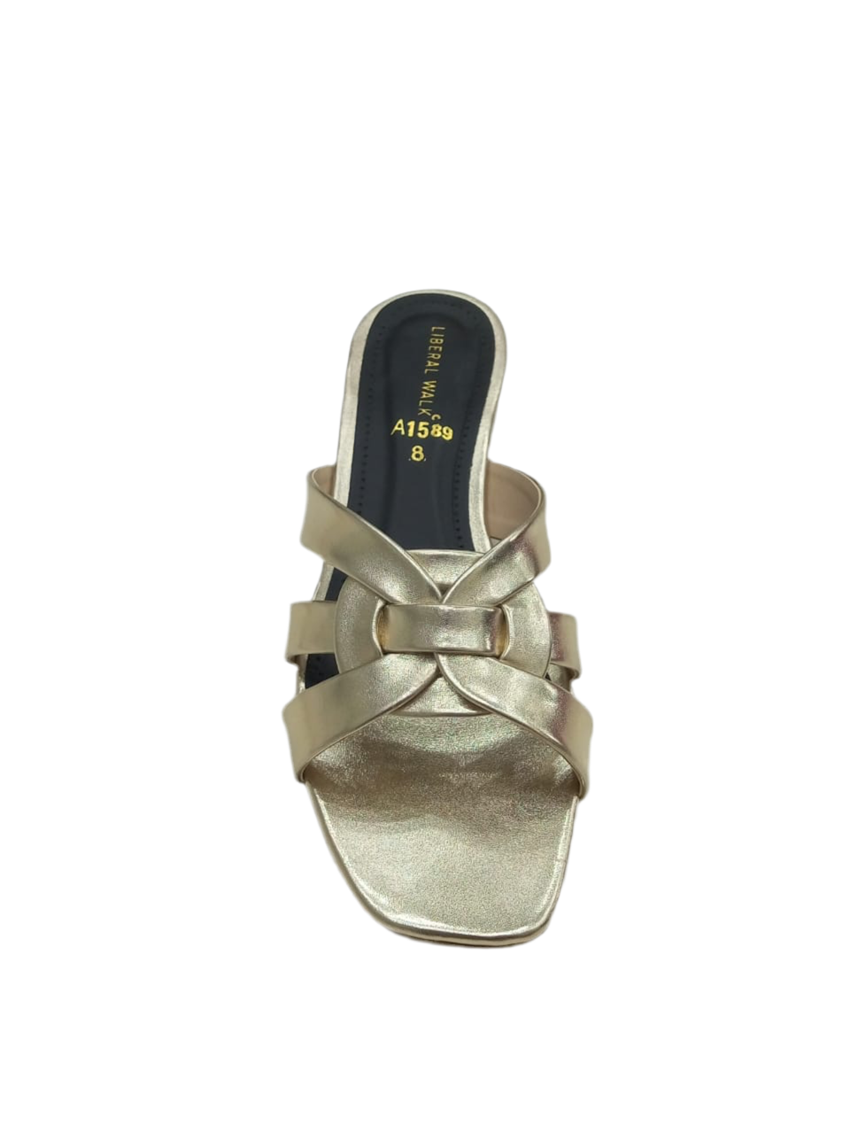 Metallic Braided Flats A-1584