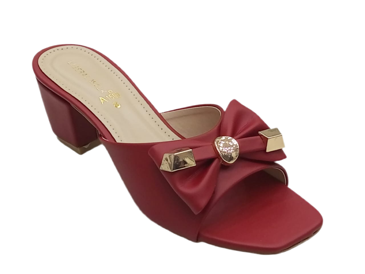 Bow Block Heels A-1599