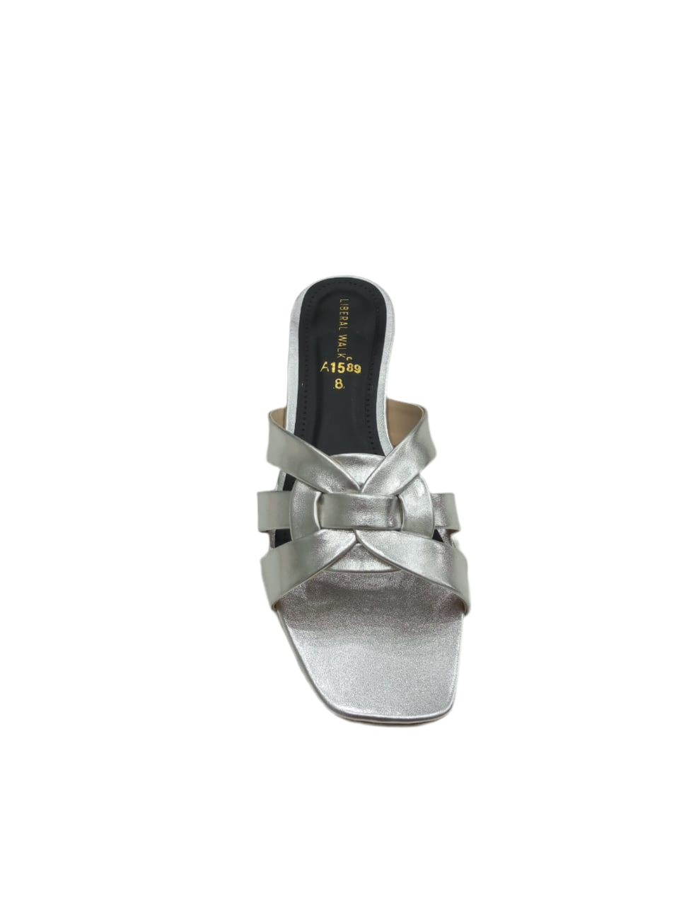 Metallic Braided Flats A-1584