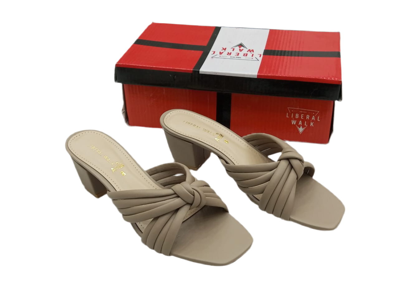 Knotted Block Heels A-1598