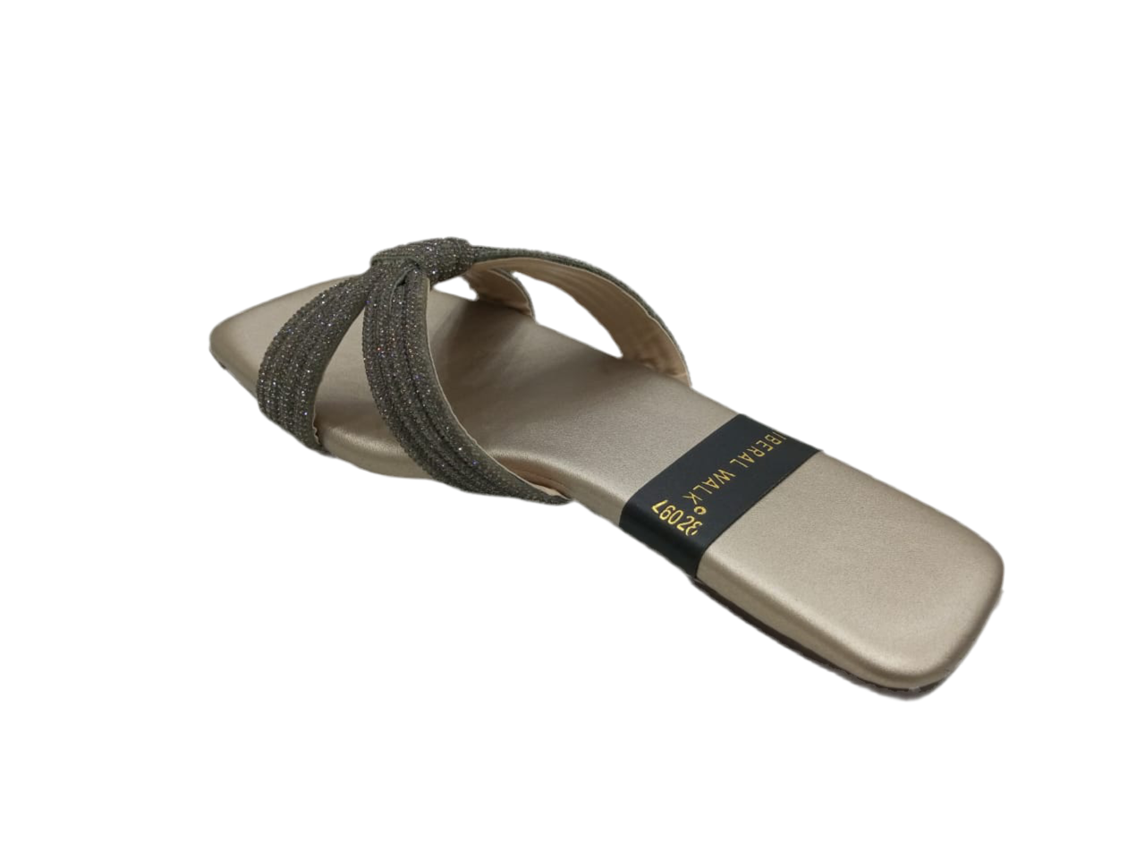 Knotted Velvet Slippers A-1593