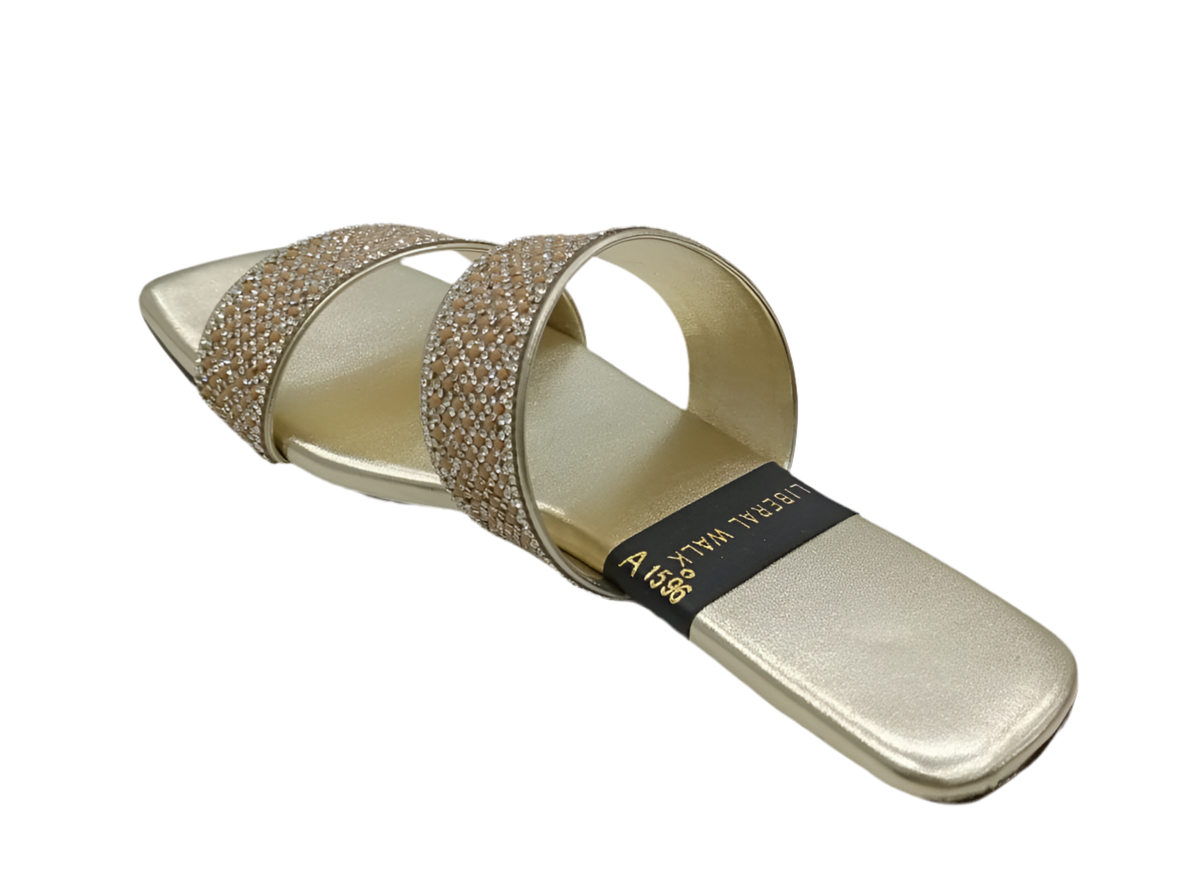Beaded Ladies Slippers A-1596