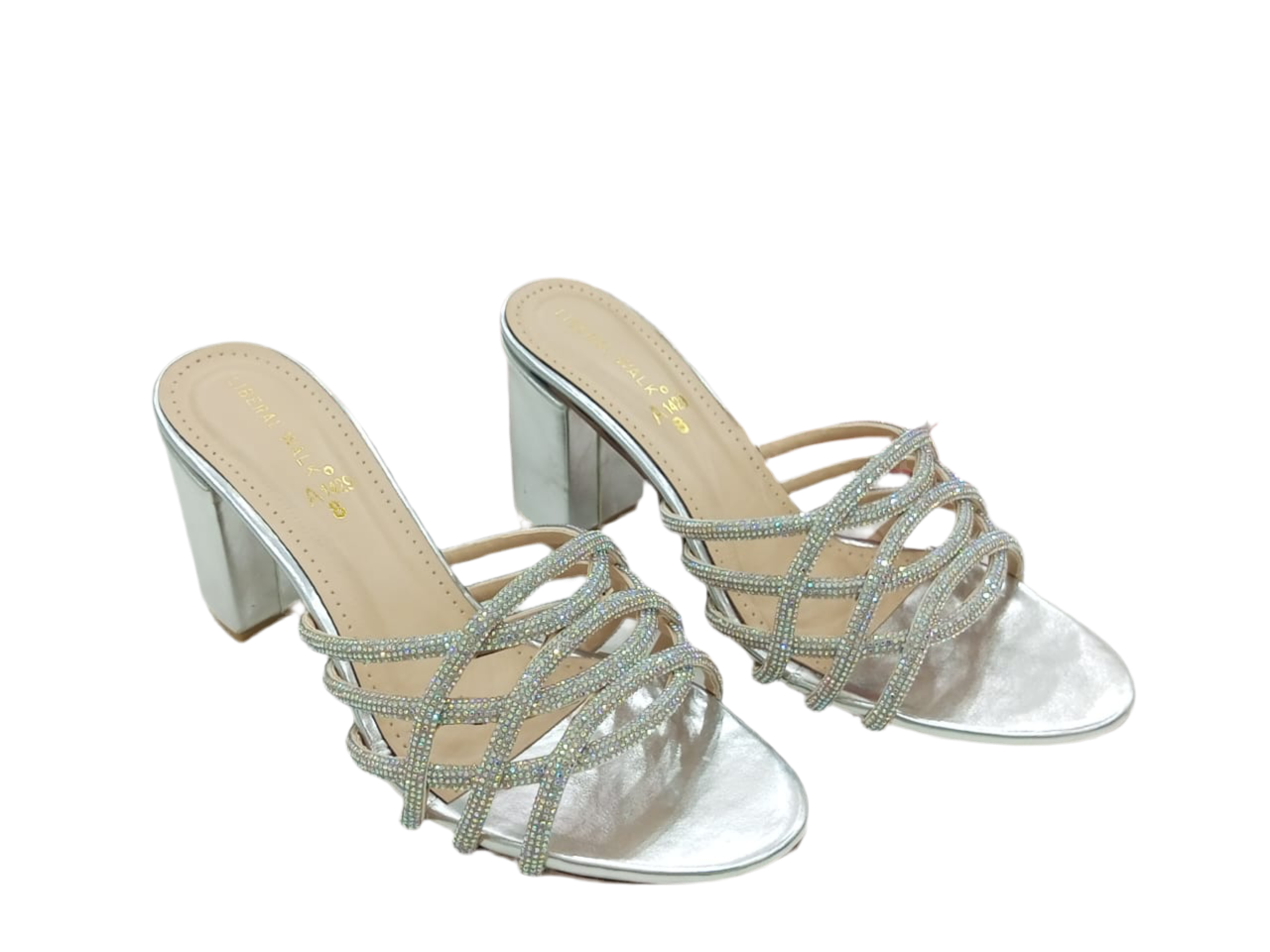 Strappy Block Heels A-1429
