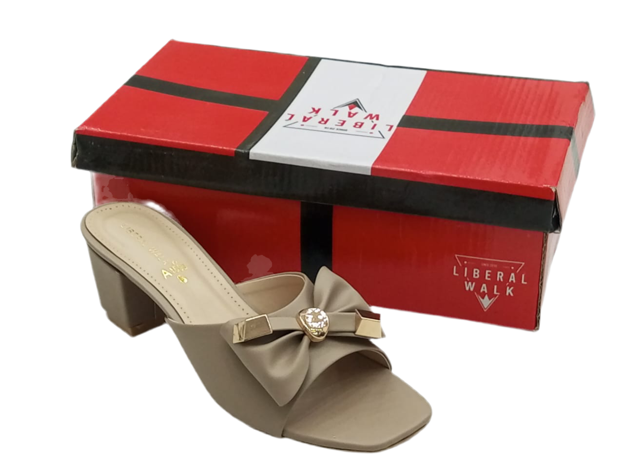 Bow Block Heels A-1599