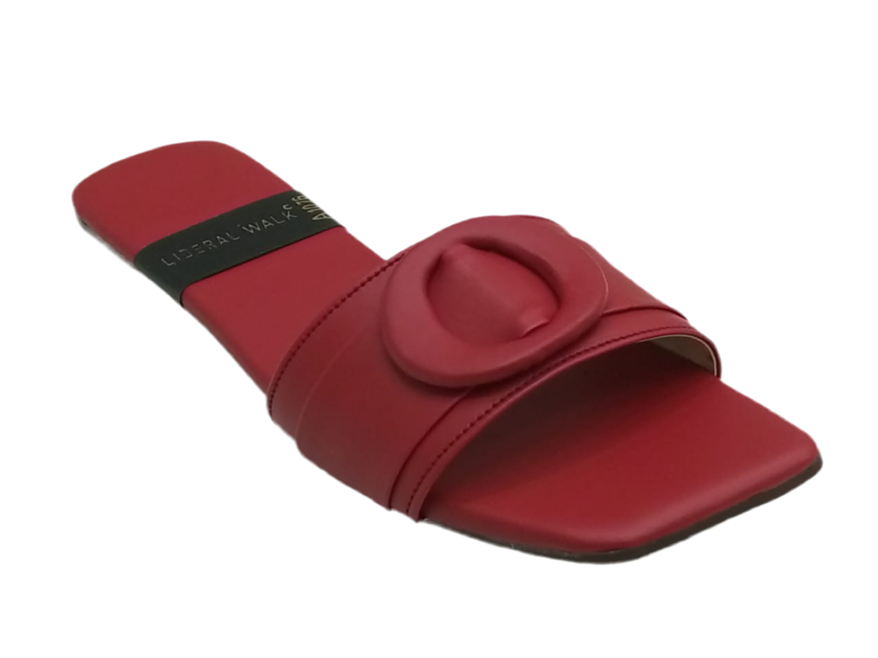 Round Buckle Slippers A-1076