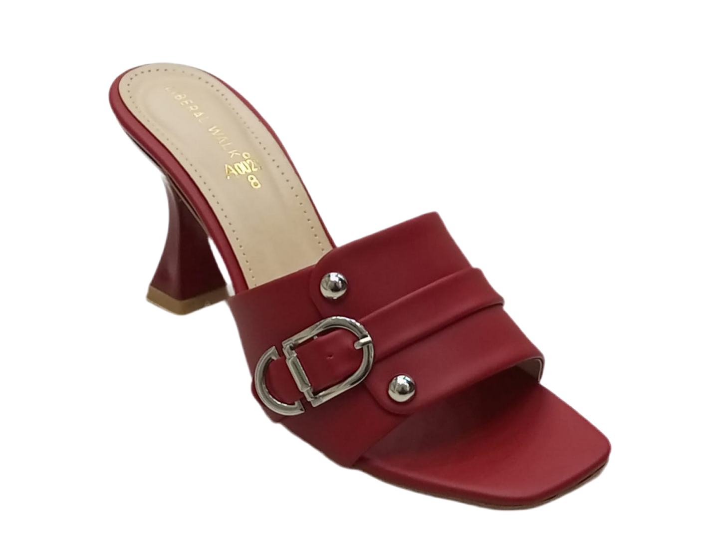 Buckled Block Heels A-0026