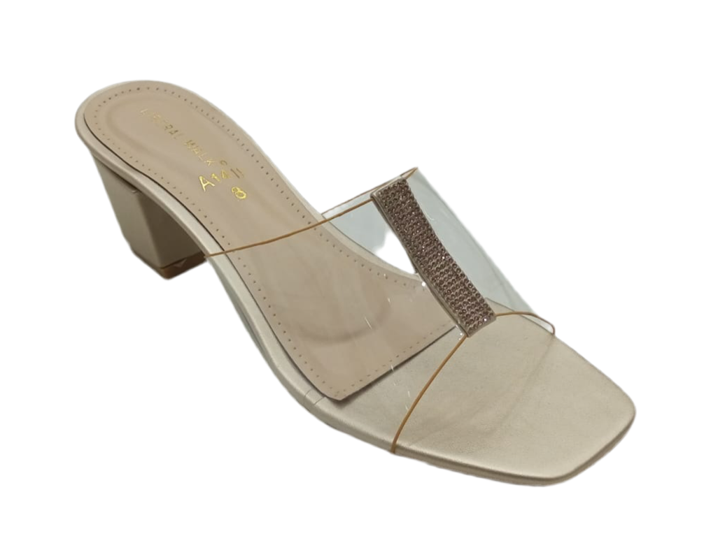 gold Online women Block heels