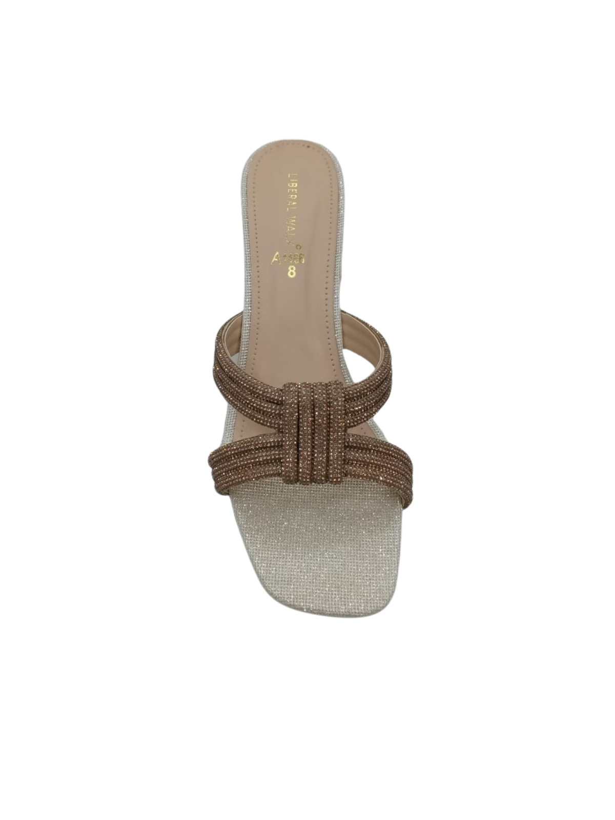 Block Glitter Heels - A-1466