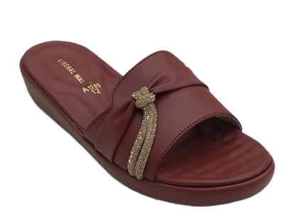 Crystal Knot Ladies Slippers A-1266