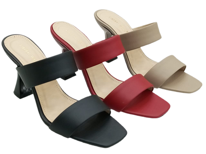 Two-Strap Heels for Women A-0033