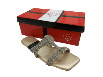 Glitter Square-Toe Slippers A-1600