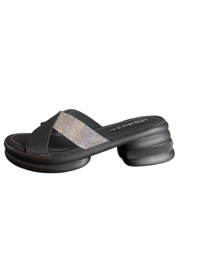 Glitter Strap Comfort Slippers A-1586