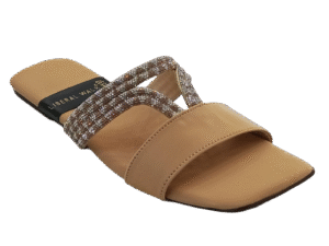 Glitter Strapped Slides A-1603