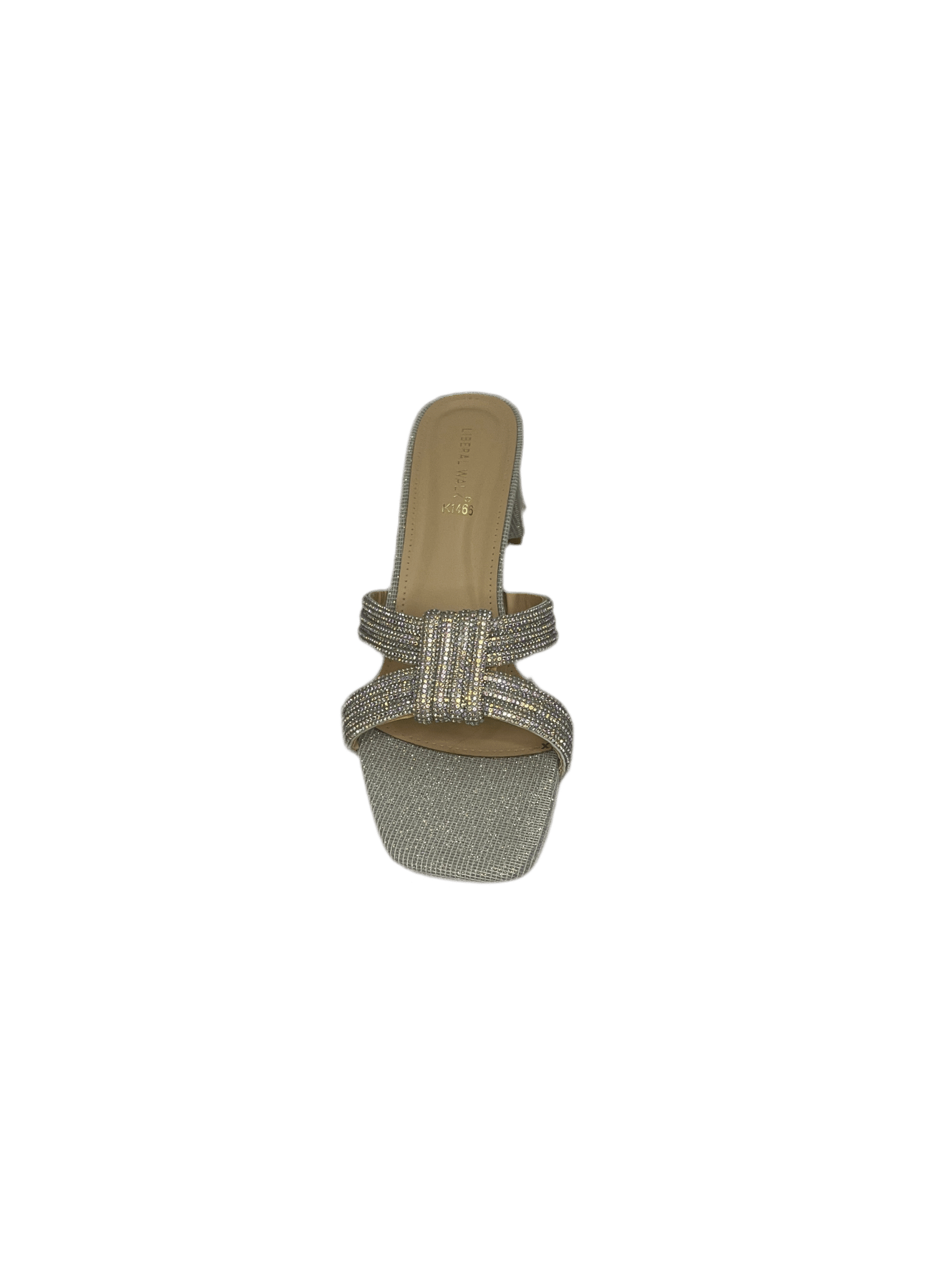 Block Glitter Heels - A-1466