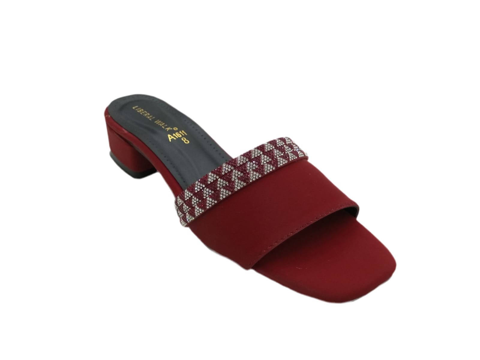 Sparkling Strap Flats A-1611 - Image 15