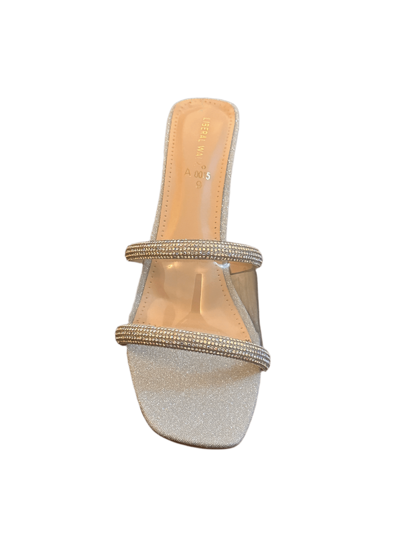 Rhinestone Transparent Heels A-0015