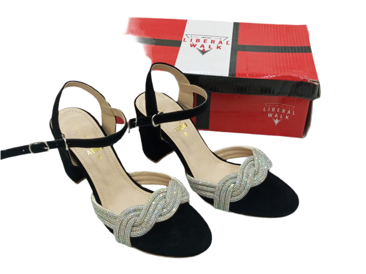 Transparent High Heel Sandals A-1580 (a) - Image 3