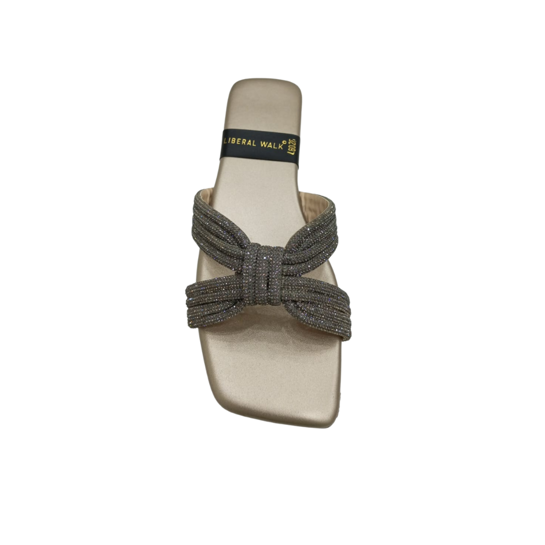 Knotted Velvet Slippers A-1593 - Image 20