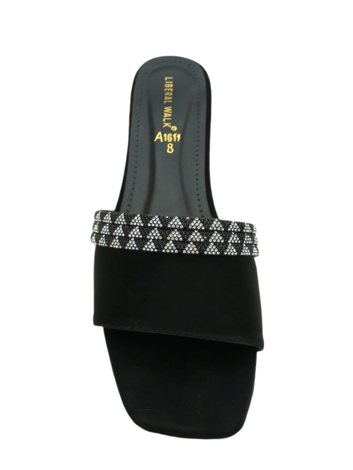 Sparkling Strap Flats A-1611 - Image 11