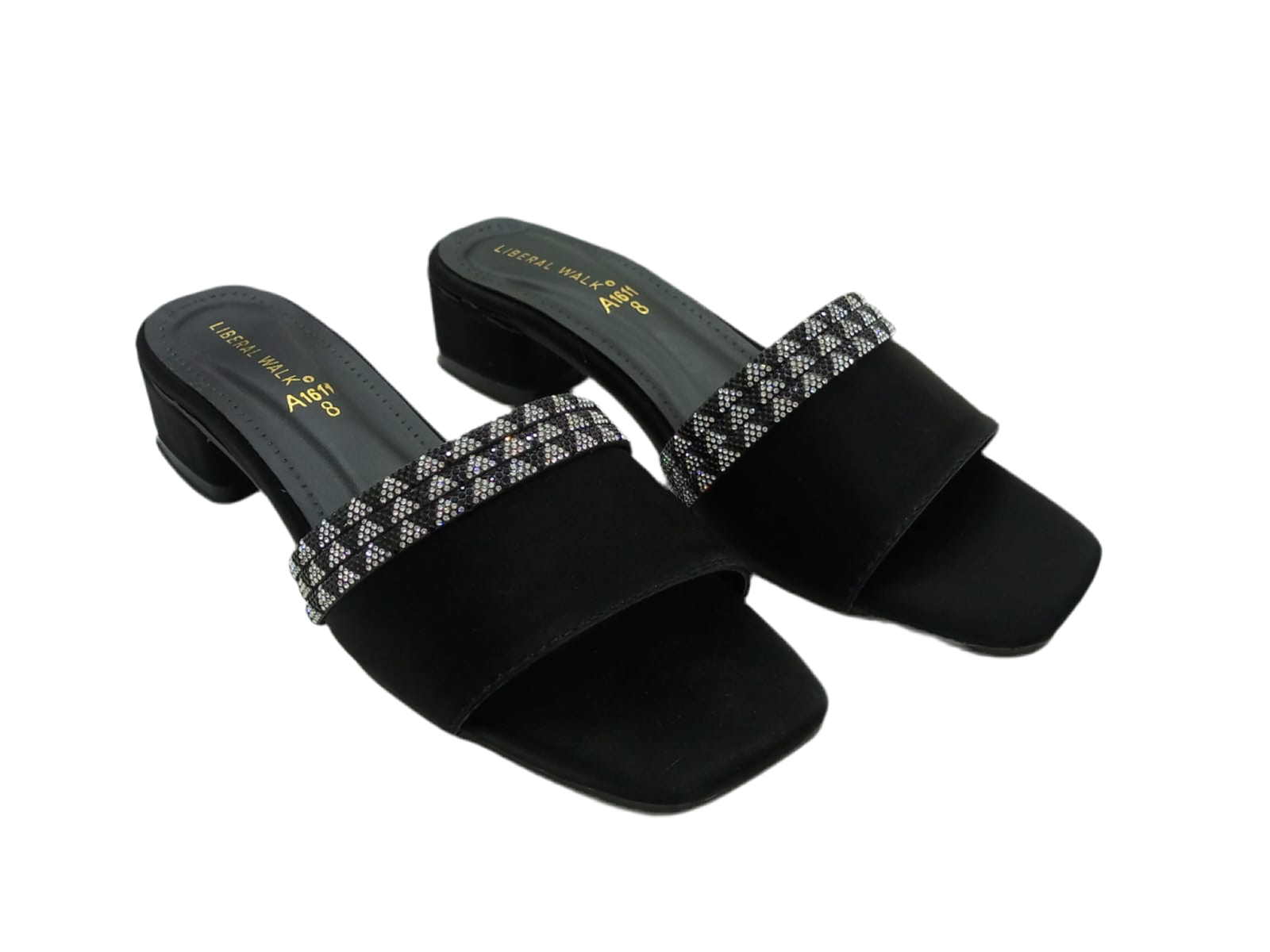 Sparkling Strap Flats A-1611 - Image 12